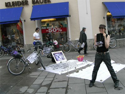Kleider Bauer Demo 2008 Salzburg