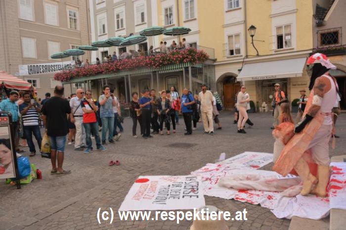 Anti Schächten Protest Salzburg
