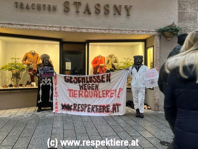 Pelzprotest bei Stassny