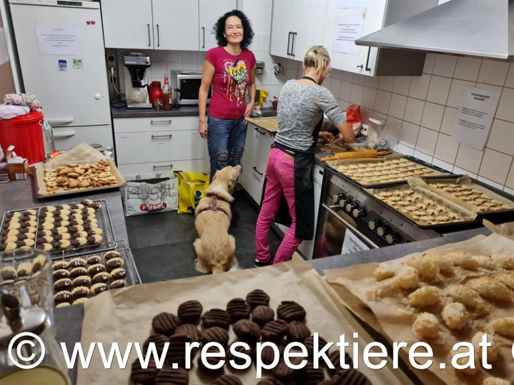 Vegane Kekse backen, BäckerInnen in der Küche